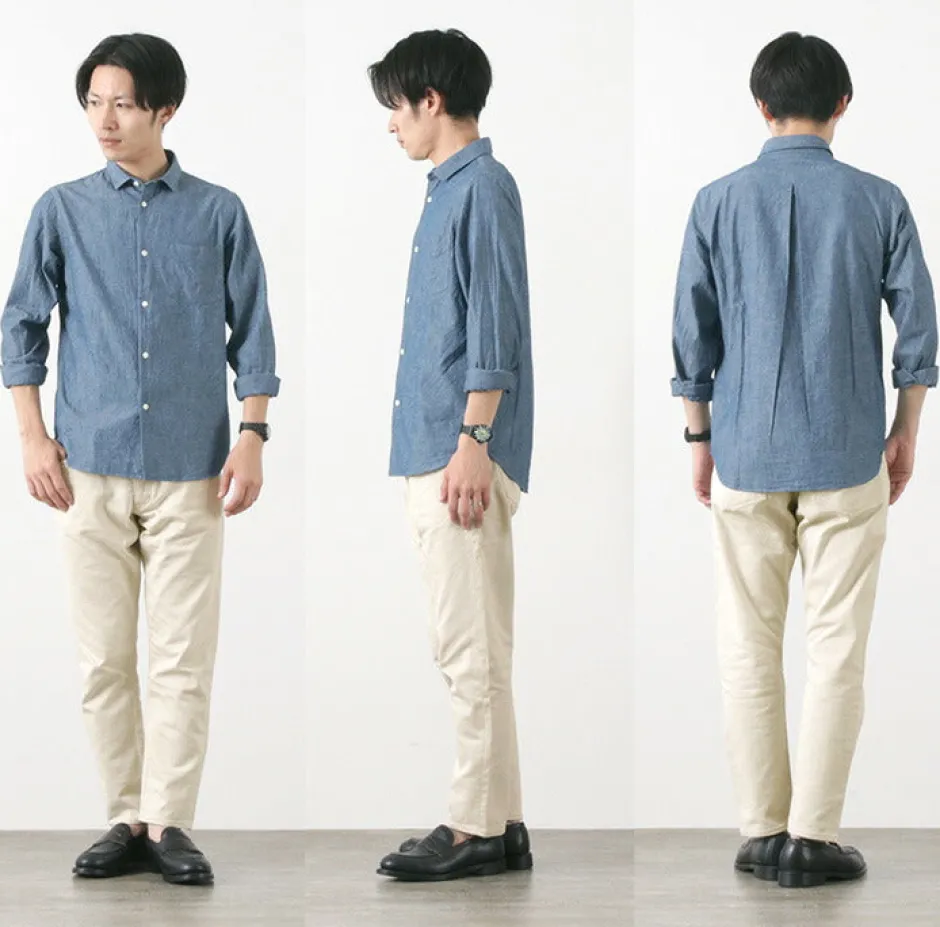 Work Pants & Chinos^JAPAN BLUE JEANS / Tapered 5P Pique Pants ivory
