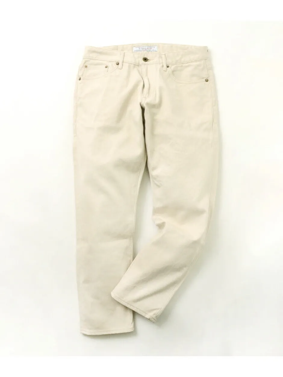 Work Pants & Chinos^JAPAN BLUE JEANS / Tapered 5P Pique Pants ivory