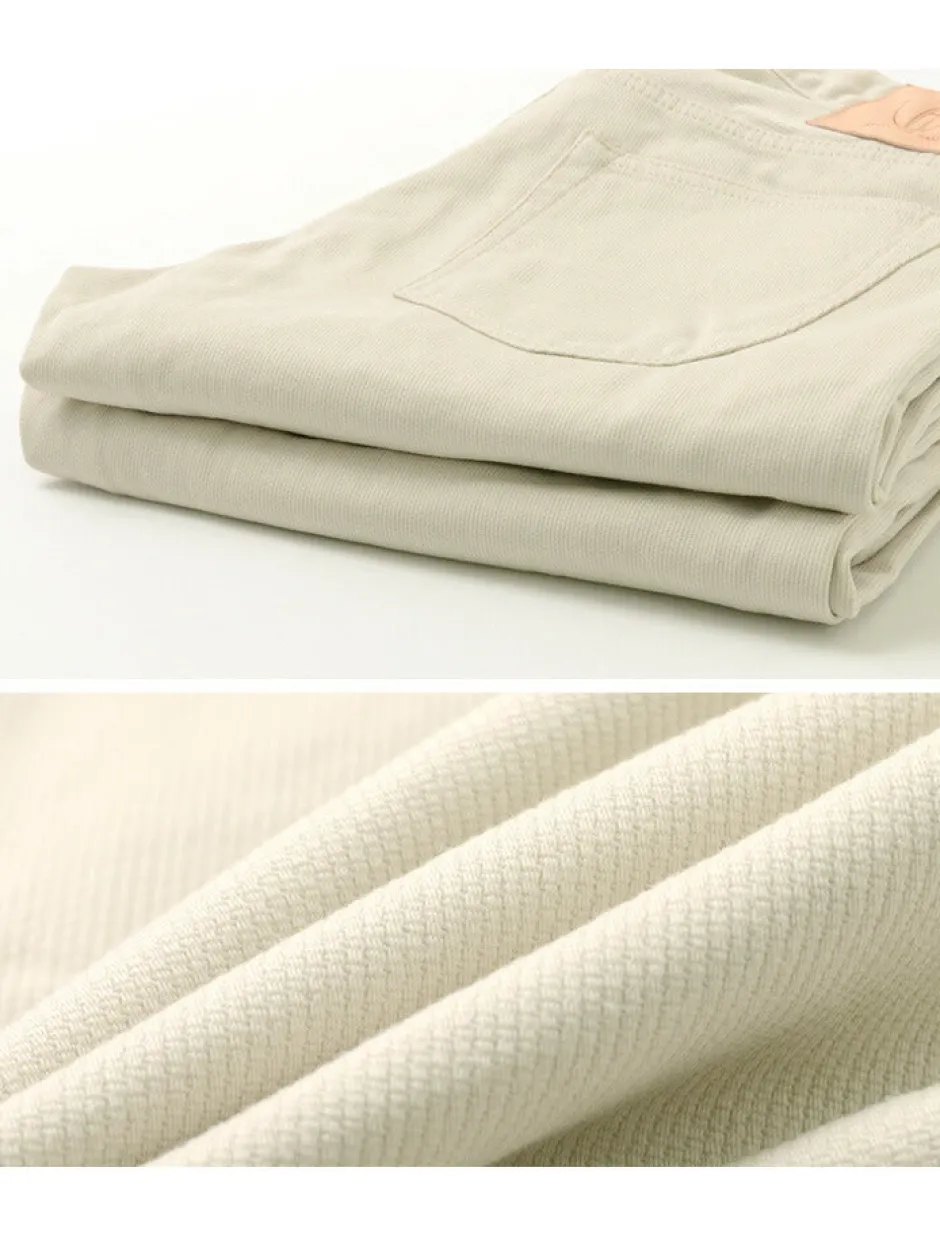 Work Pants & Chinos^JAPAN BLUE JEANS / Tapered 5P Pique Pants ivory