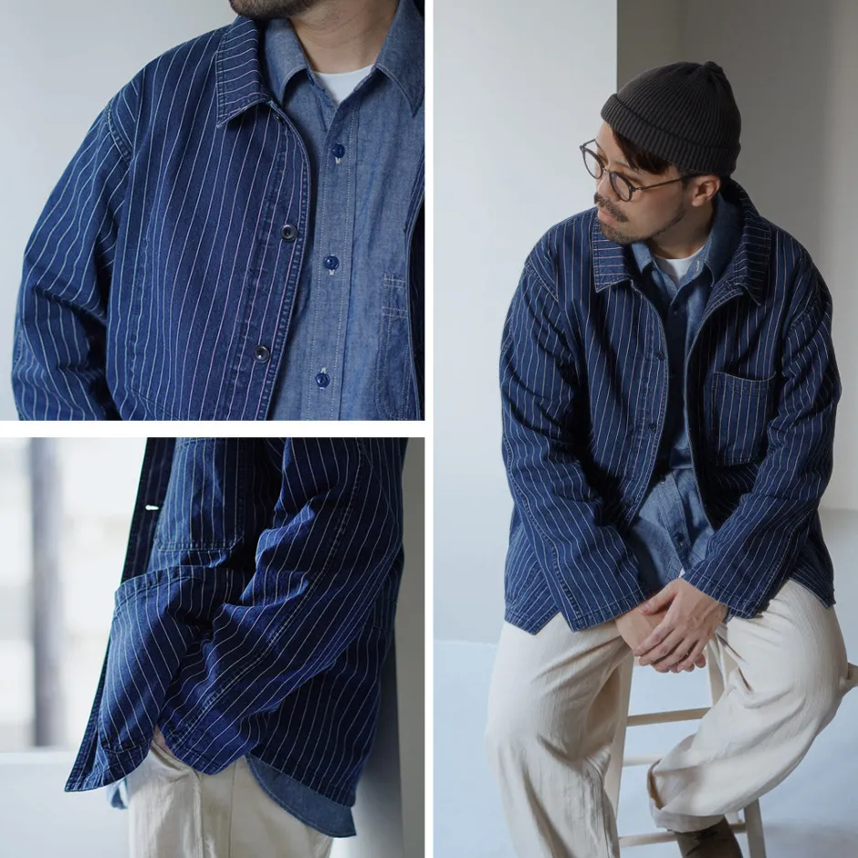Jackets^JAPAN BLUE JEANS / Wabash coverall navy