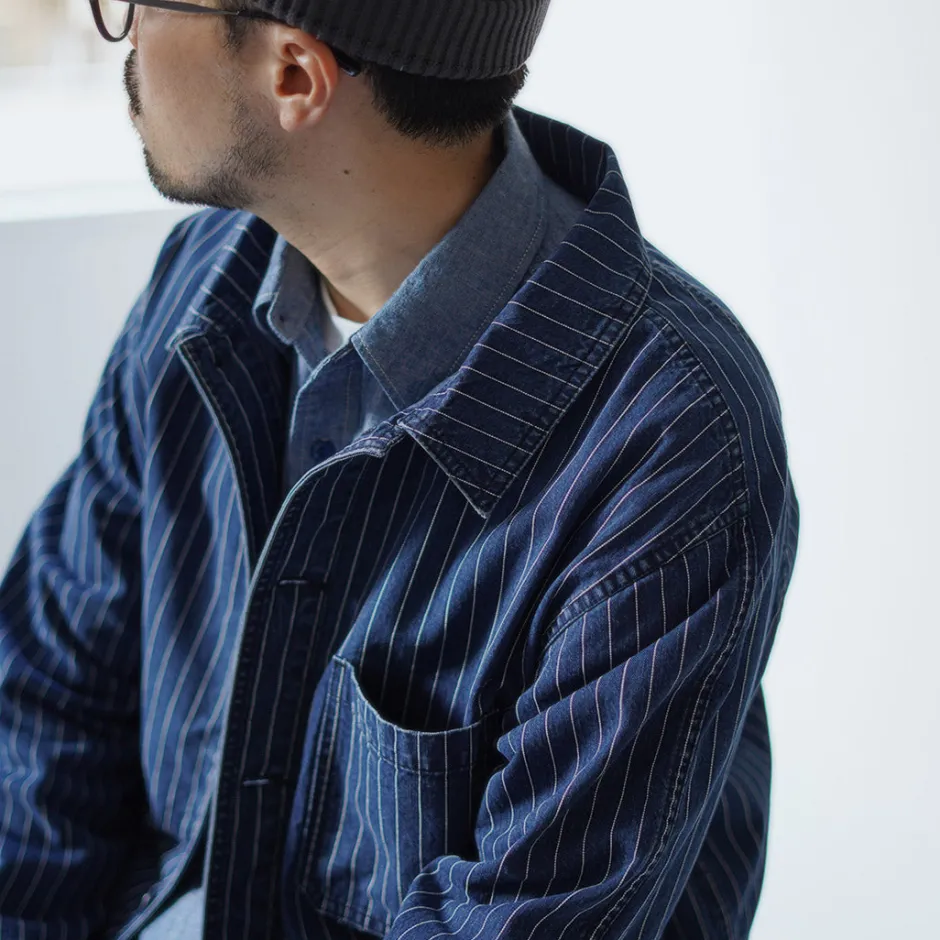 Jackets^JAPAN BLUE JEANS / Wabash coverall navy
