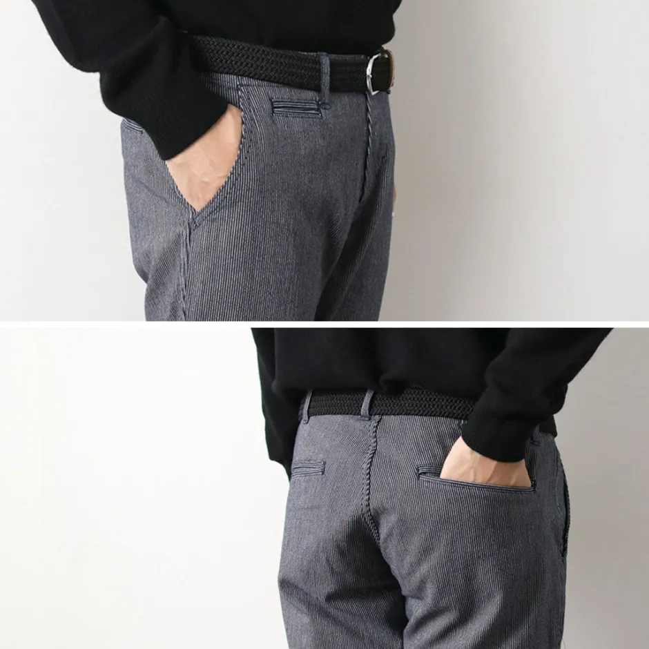 Work Pants & Chinos^JAPAN BLUE JEANS / Wide Tapered Hickory Pants navy