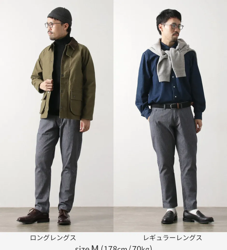 Work Pants & Chinos^JAPAN BLUE JEANS / Wide Tapered Hickory Pants navy