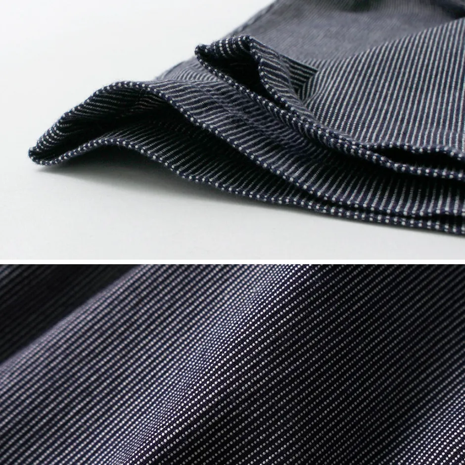 Work Pants & Chinos^JAPAN BLUE JEANS / Wide Tapered Hickory Pants navy