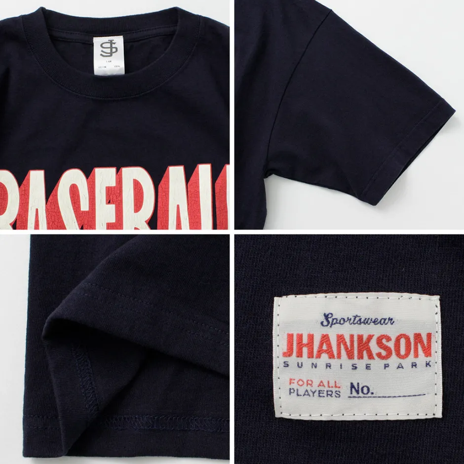 T-Shirts^JHANKSON / BASE BALL short sleeve T-shirt