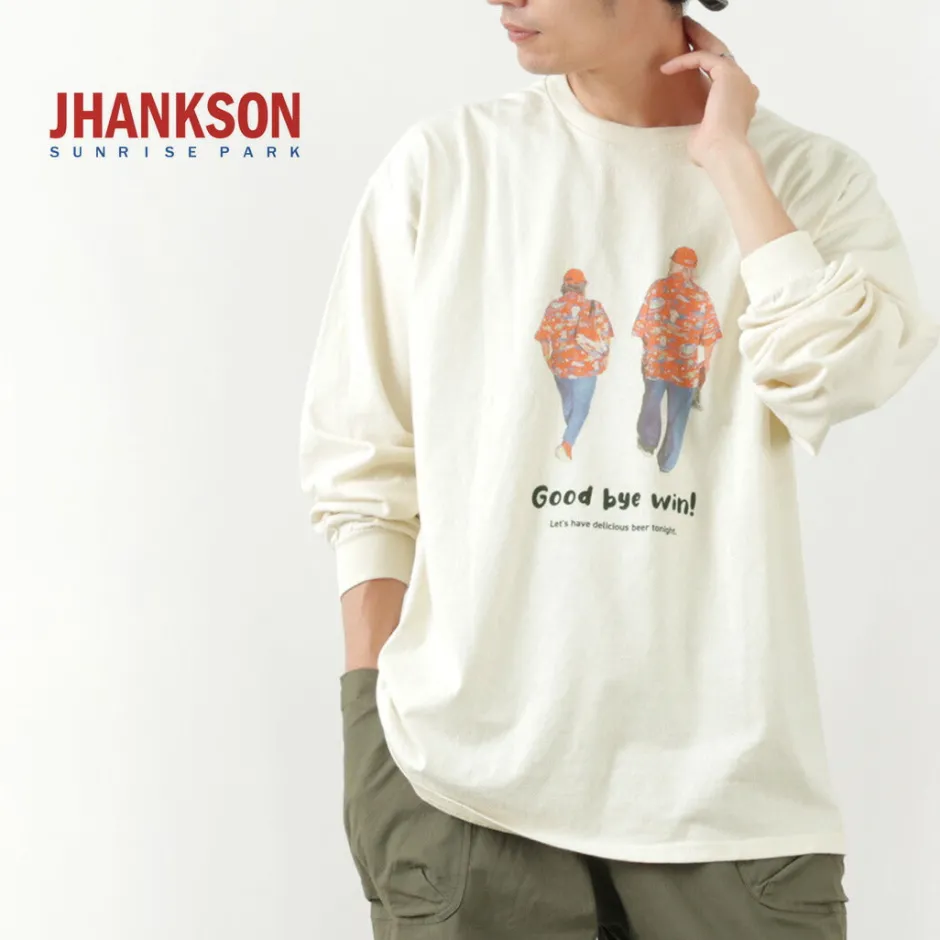 T-Shirts^JHANKSON / Goodbye Win Long Sleeve T-Shirt natural