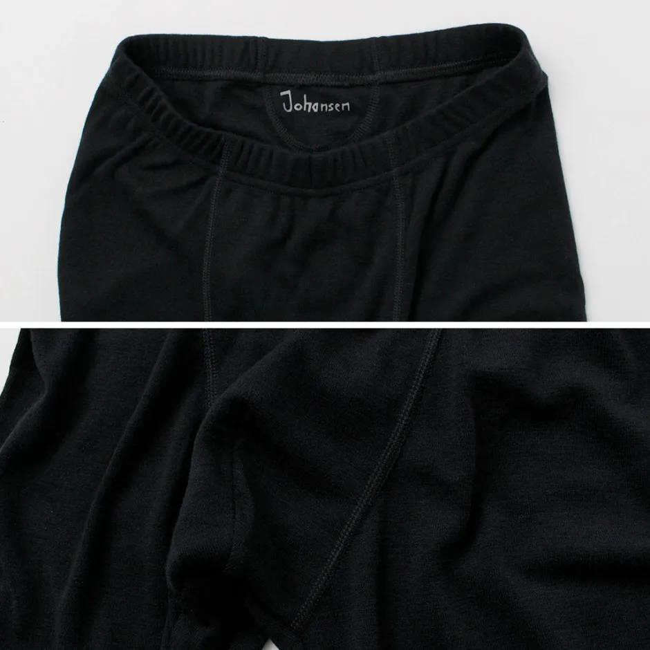 Underwear^JOHA / 100% Merino Wool Leggings black