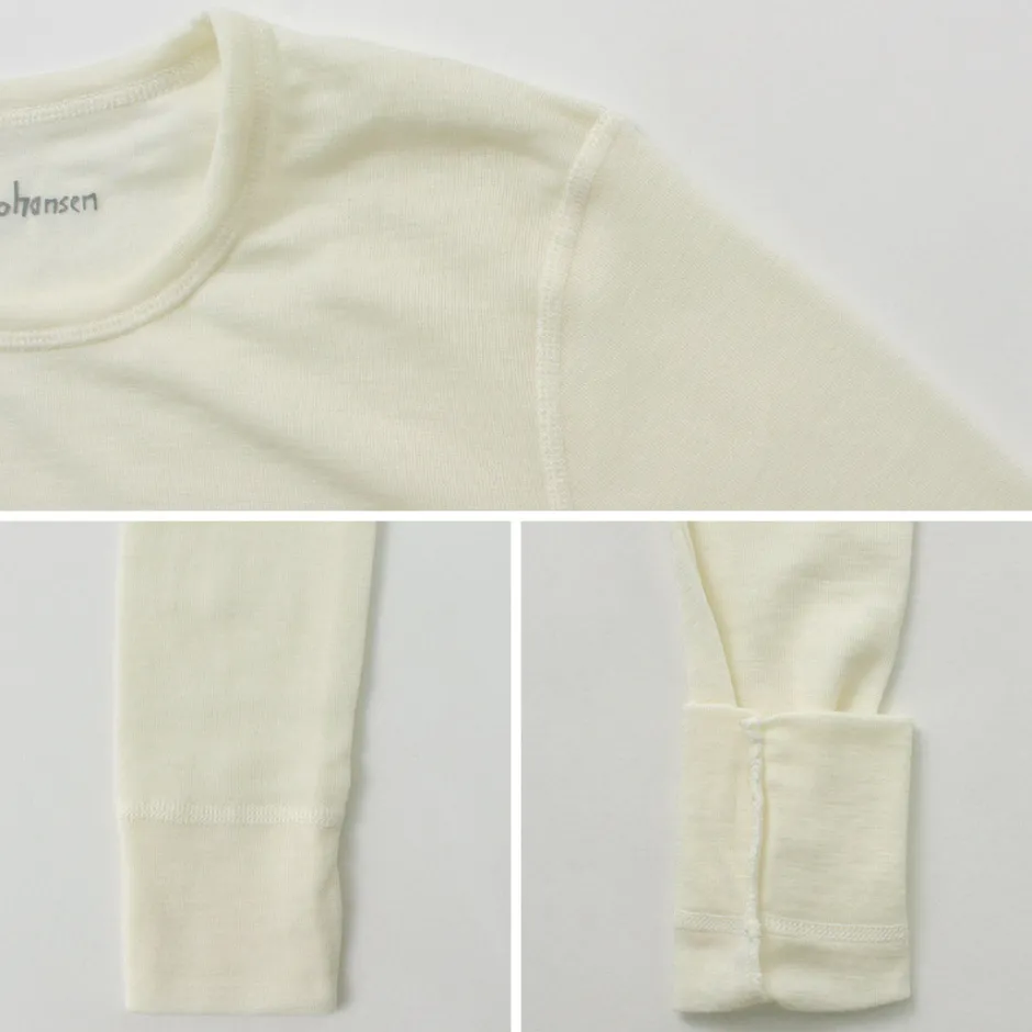 T-Shirts^JOHA / 100% Merino Wool Long Sleeve T-Shirt
