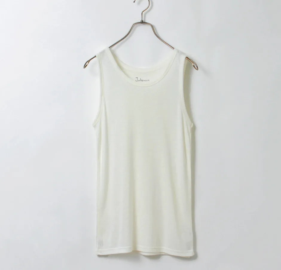 T-Shirts^JOHA / 100% merino wool undershirt tank top