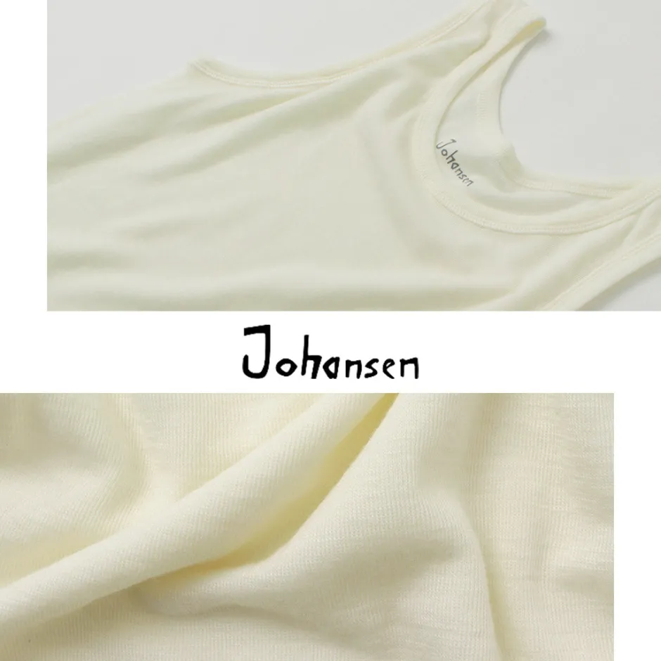 T-Shirts^JOHA / 100% merino wool undershirt tank top