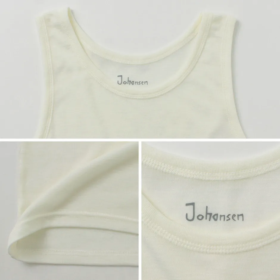T-Shirts^JOHA / 100% merino wool undershirt tank top
