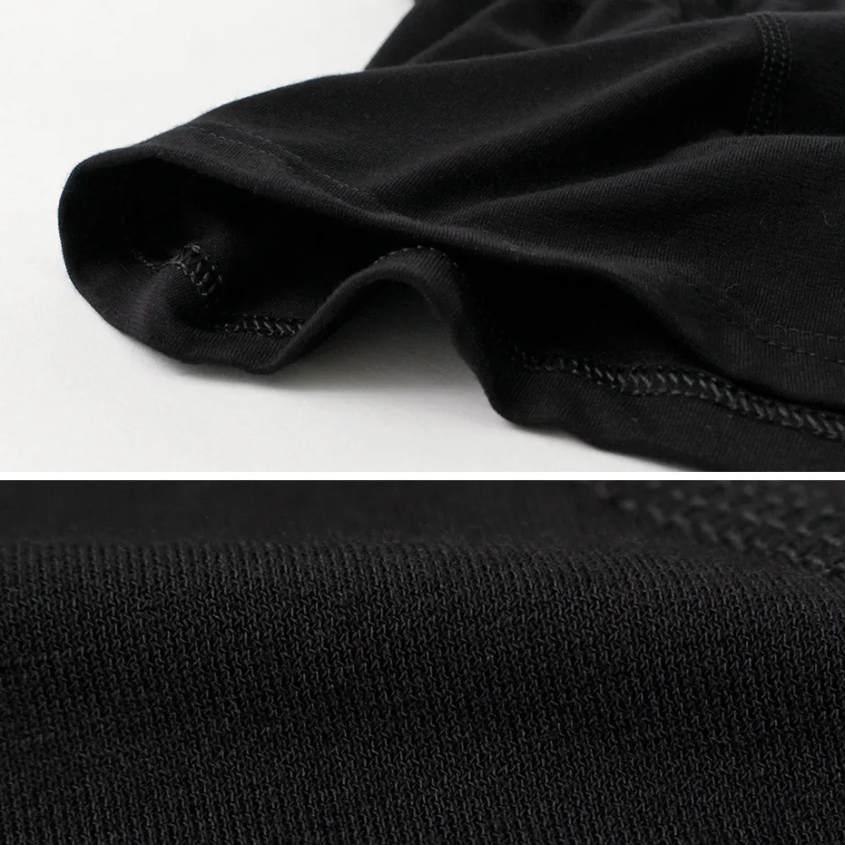 Underwear^JOHA / Organic Bamboo Stretch Boxer Pants black