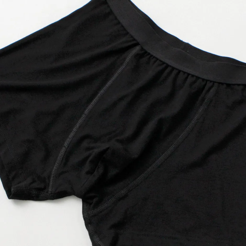 Underwear^JOHA / Organic Bamboo Stretch Boxer Pants black