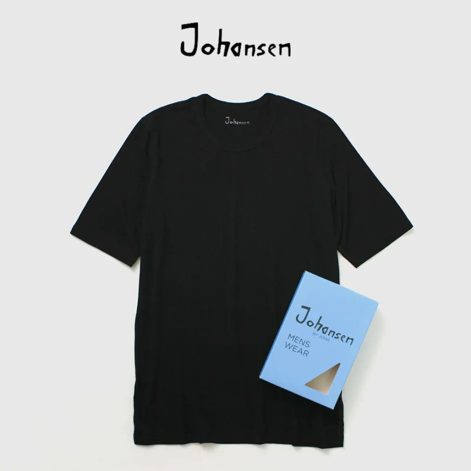 T-Shirts^JOHA / Organic Bamboo Stretch T-Shirt black