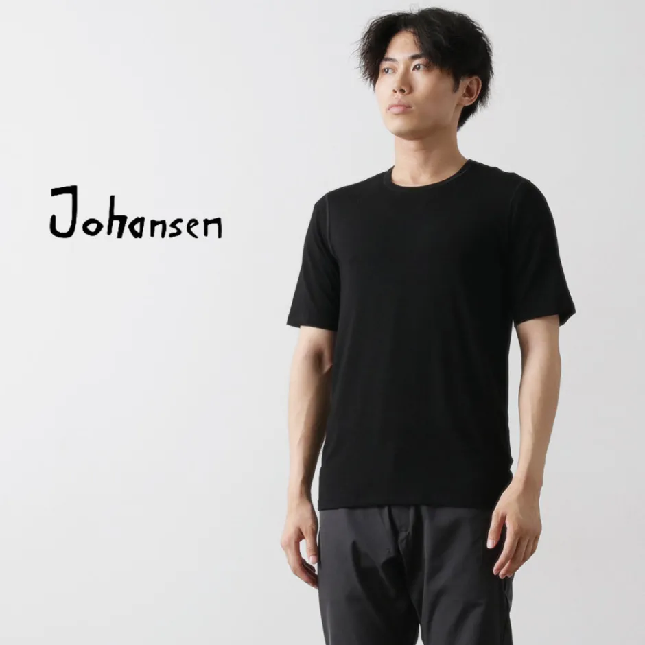 T-Shirts^JOHA / Organic Bamboo Stretch T-Shirt black