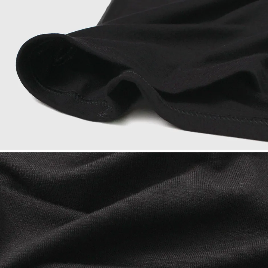 T-Shirts^JOHA / Organic Bamboo Stretch T-Shirt black