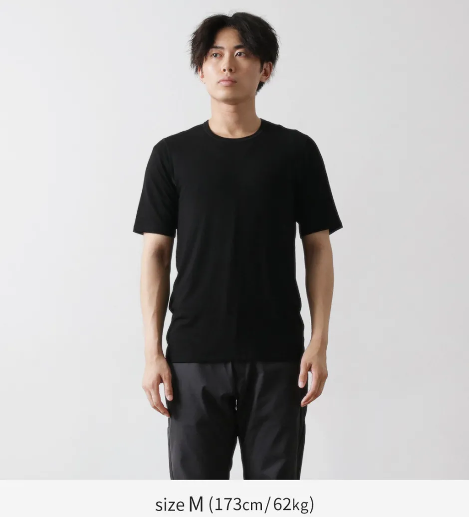 T-Shirts^JOHA / Organic Bamboo Stretch T-Shirt black
