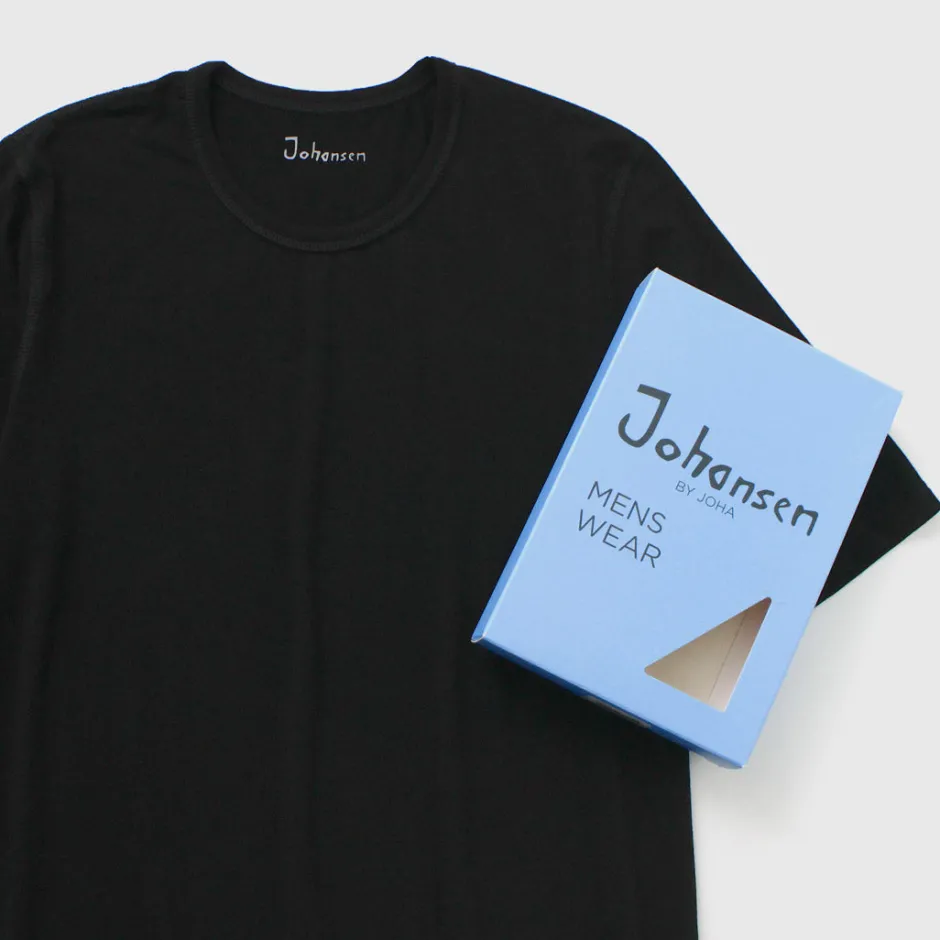 T-Shirts^JOHA / Organic Bamboo Stretch T-Shirt black