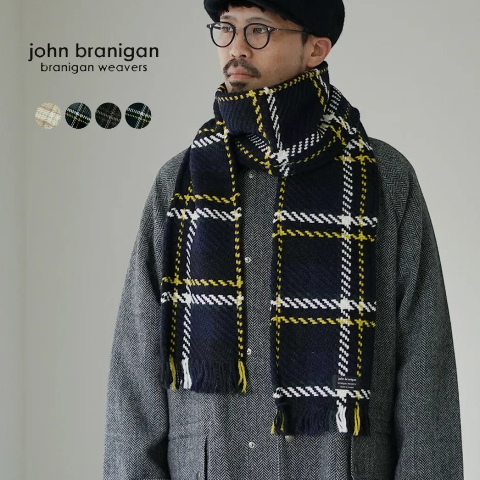 Scarfs^JOHN BRANIGAN / Irish Tweed Knit Scarf Scarf