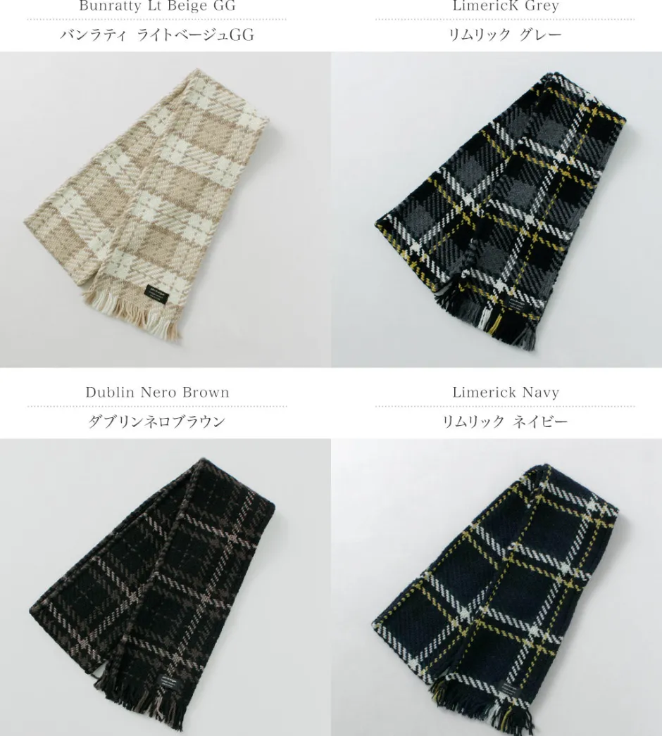Scarfs^JOHN BRANIGAN / Irish Tweed Knit Scarf Scarf