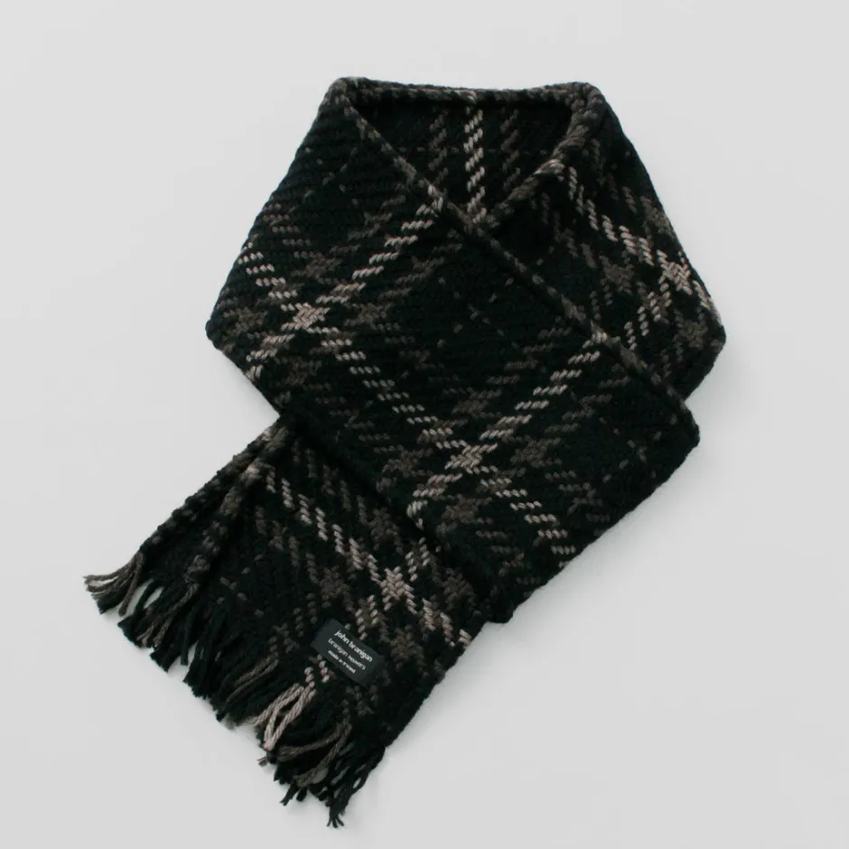 Scarfs^JOHN BRANIGAN / Irish Tweed Knit Scarf Scarf