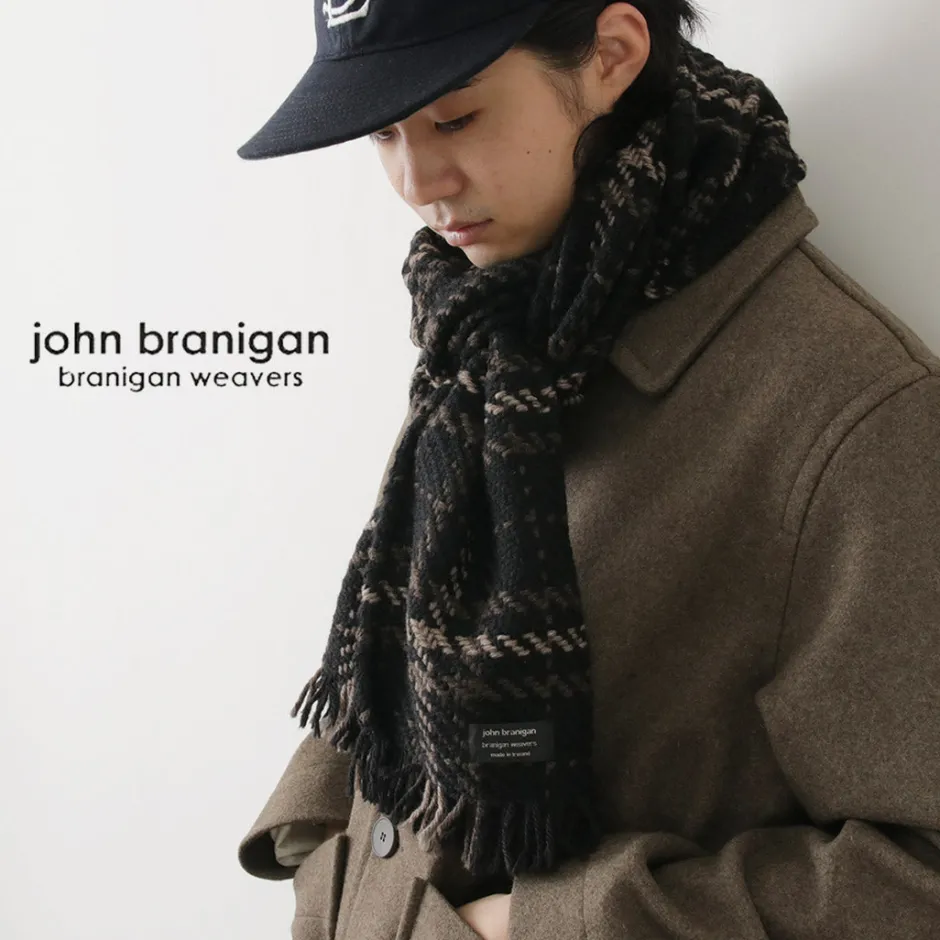 Scarfs^JOHN BRANIGAN / Irish Tweed Knit Scarf Scarf