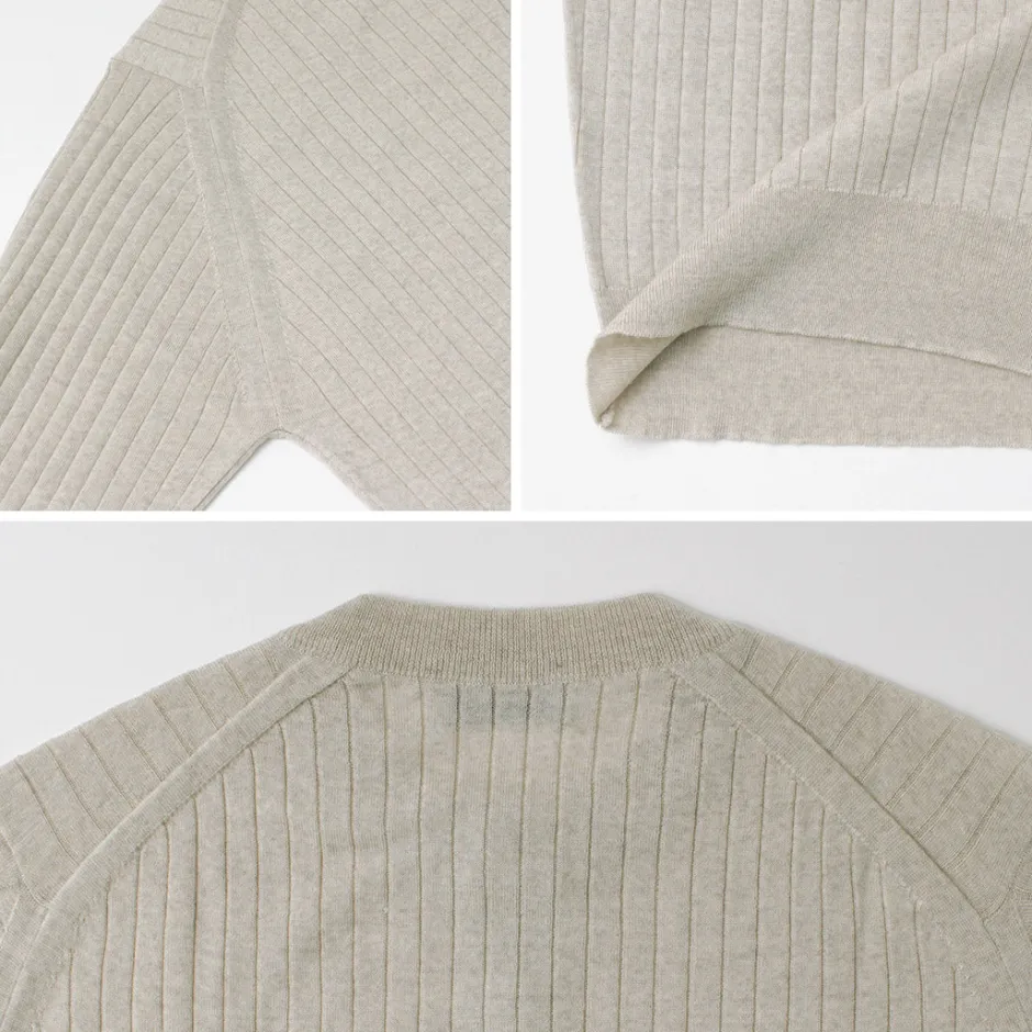 Knits^JOHN SMEDLEY / A4713 30G Henry Neck Ribbed Sweater