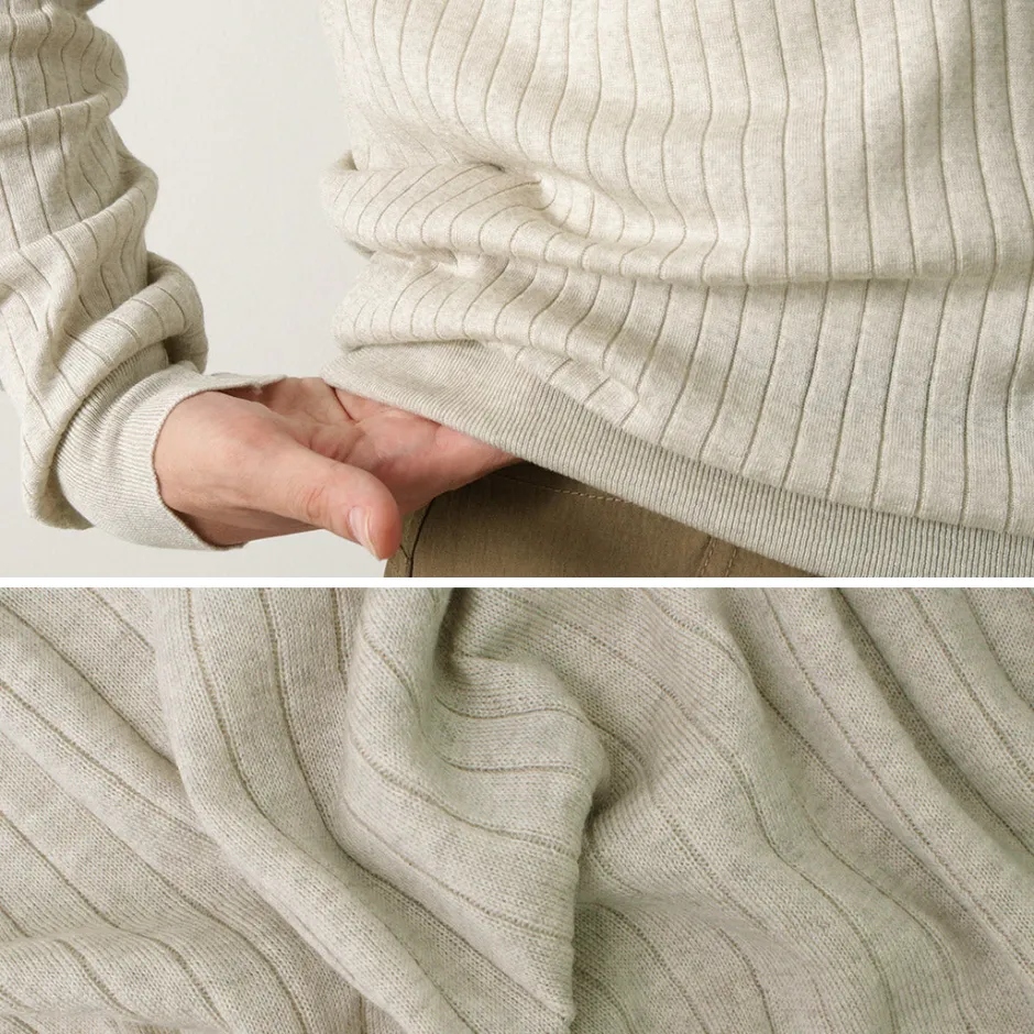 Knits^JOHN SMEDLEY / A4713 30G Henry Neck Ribbed Sweater
