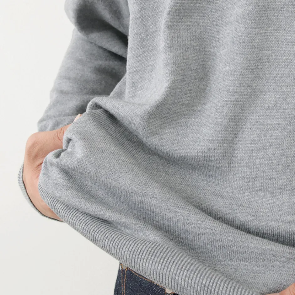 Knits^JOHN SMEDLEY / Merino Wool 24 Gauge Crew Neck Knit