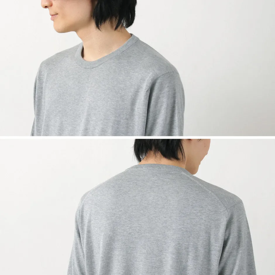 T-Shirts^JOHN SMEDLEY / Sea Island Cotton 30 Gauge Crew Neck Knit