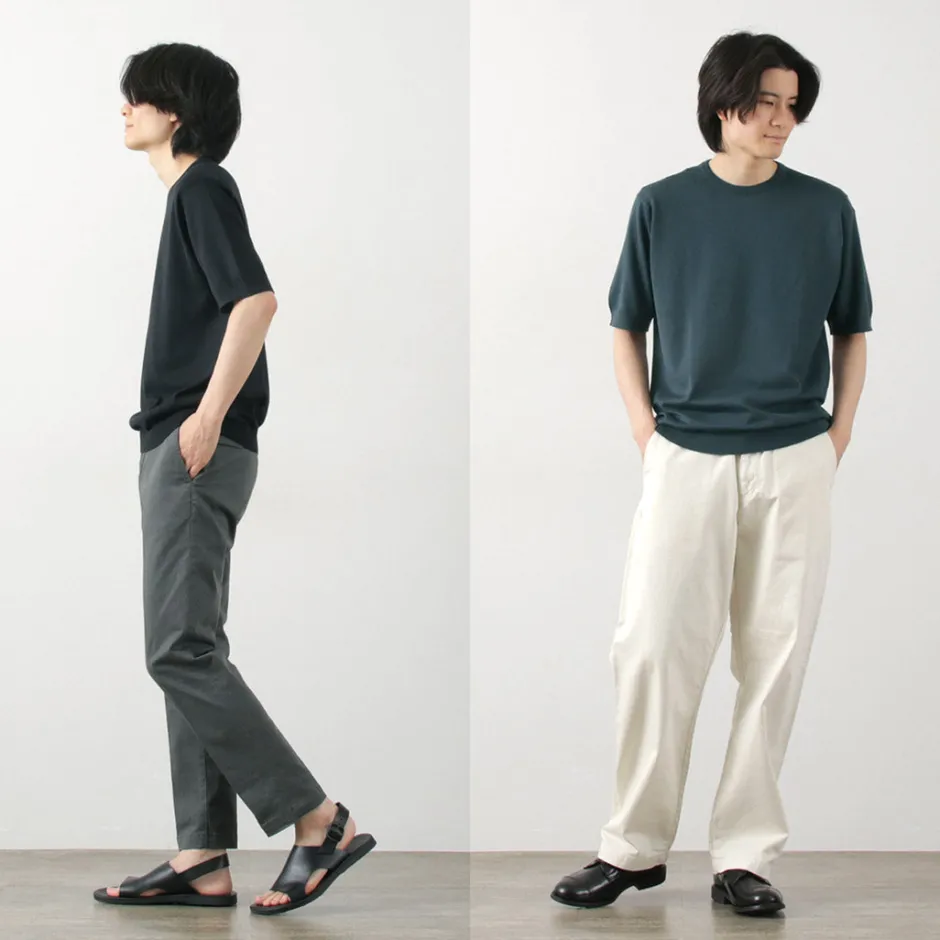 T-Shirts^JOHN SMEDLEY / Sea Island Cotton 30 Gauge Crew Neck Knit