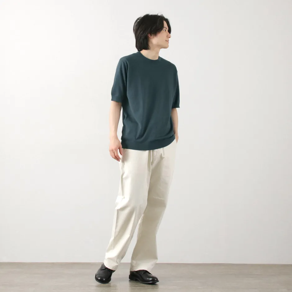 T-Shirts^JOHN SMEDLEY / Sea Island Cotton 30 Gauge Crew Neck Knit