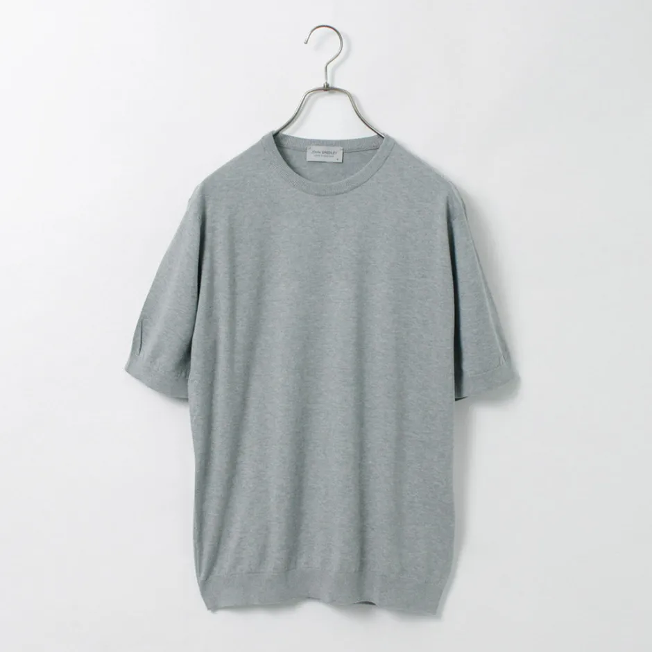 T-Shirts^JOHN SMEDLEY / Sea Island Cotton 30 Gauge Crew Neck Knit