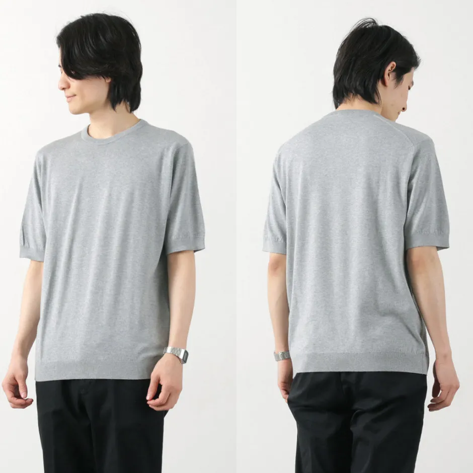 T-Shirts^JOHN SMEDLEY / Sea Island Cotton 30 Gauge Crew Neck Knit