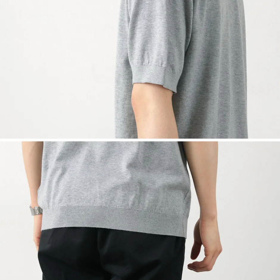 T-Shirts^JOHN SMEDLEY / Sea Island Cotton 30 Gauge Crew Neck Knit