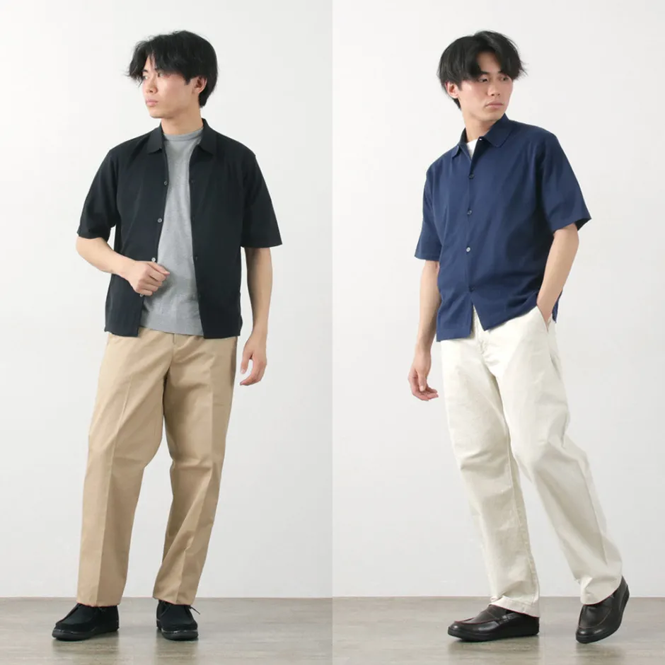 Shirts^JOHN SMEDLEY / Sea Island Cotton 30 Gauge Knit Shirt