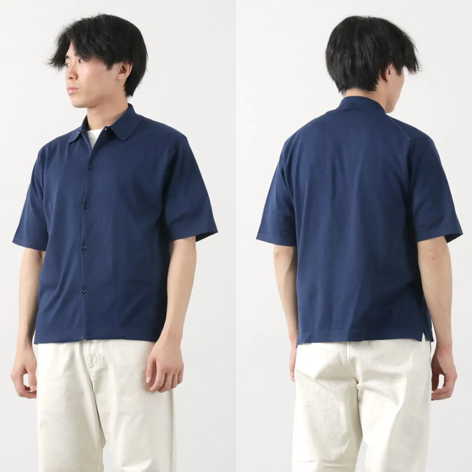 Shirts^JOHN SMEDLEY / Sea Island Cotton 30 Gauge Knit Shirt