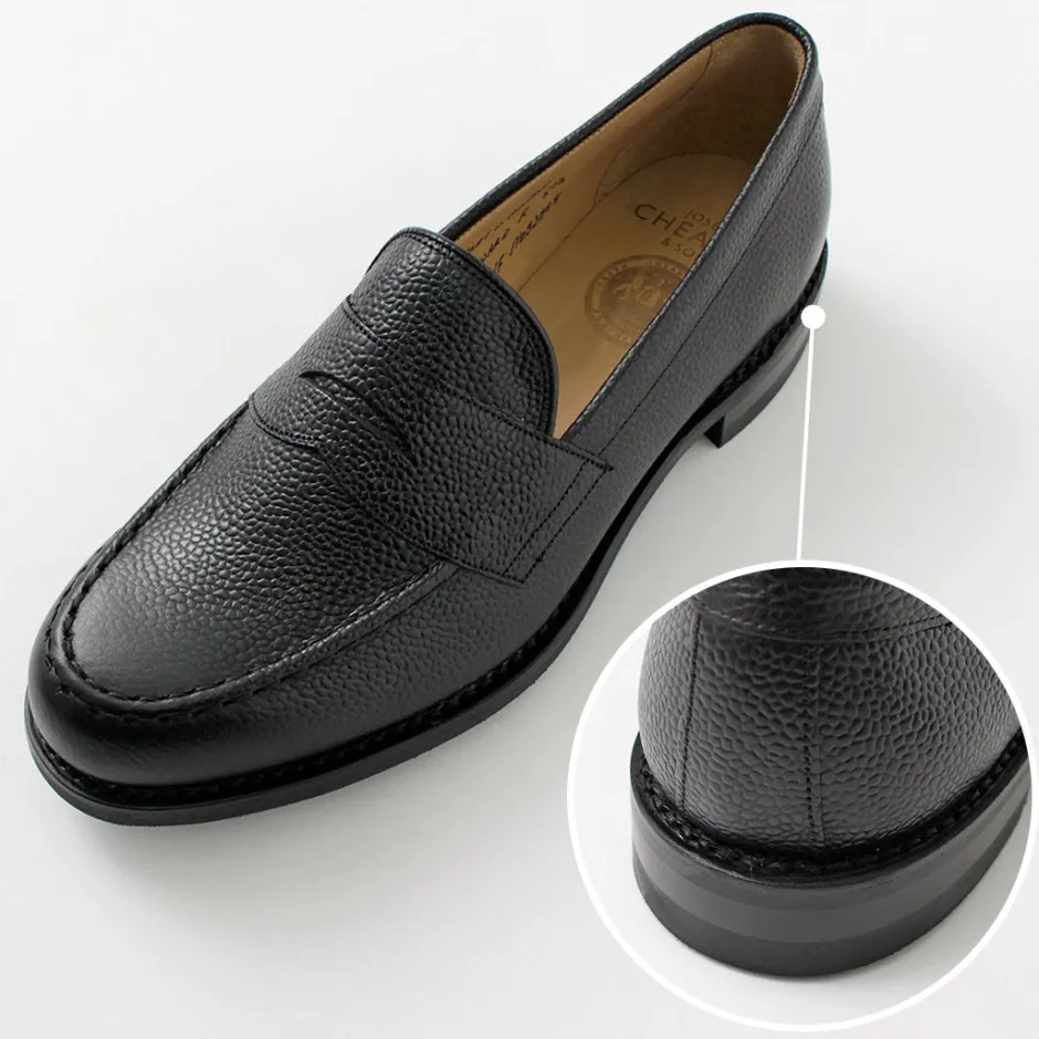 Leather Shoes & Boots^JOSEPH CHEANEY / Howard R Coin Loafer Grained Calf black