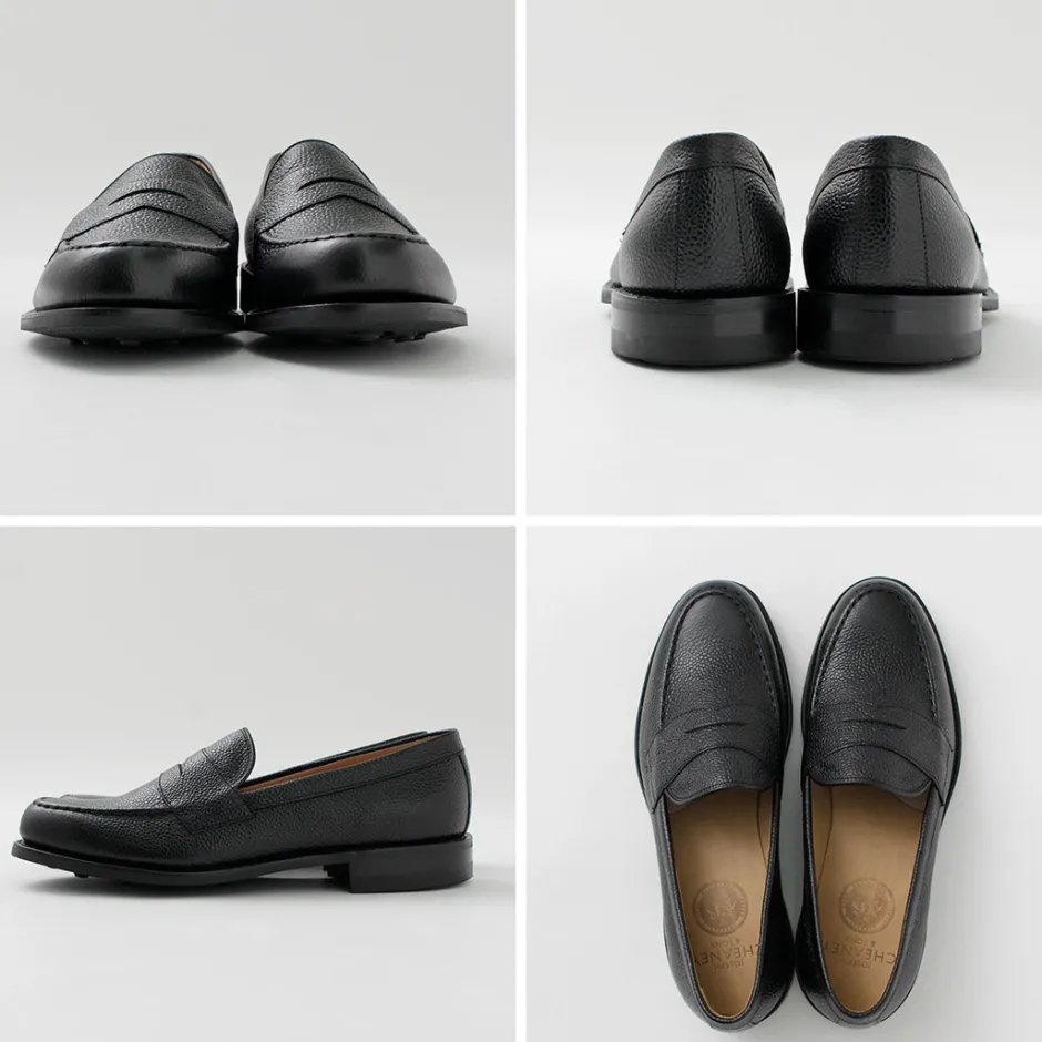 Leather Shoes & Boots^JOSEPH CHEANEY / Howard R Coin Loafer Grained Calf black