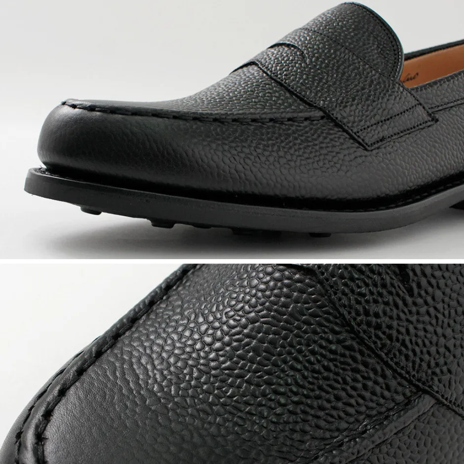 Leather Shoes & Boots^JOSEPH CHEANEY / Howard R Coin Loafer Grained Calf black