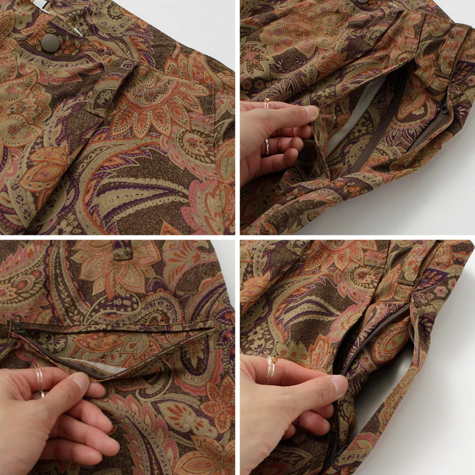 Trousers^JUGEM / All Around Printed 1P Trousers brown