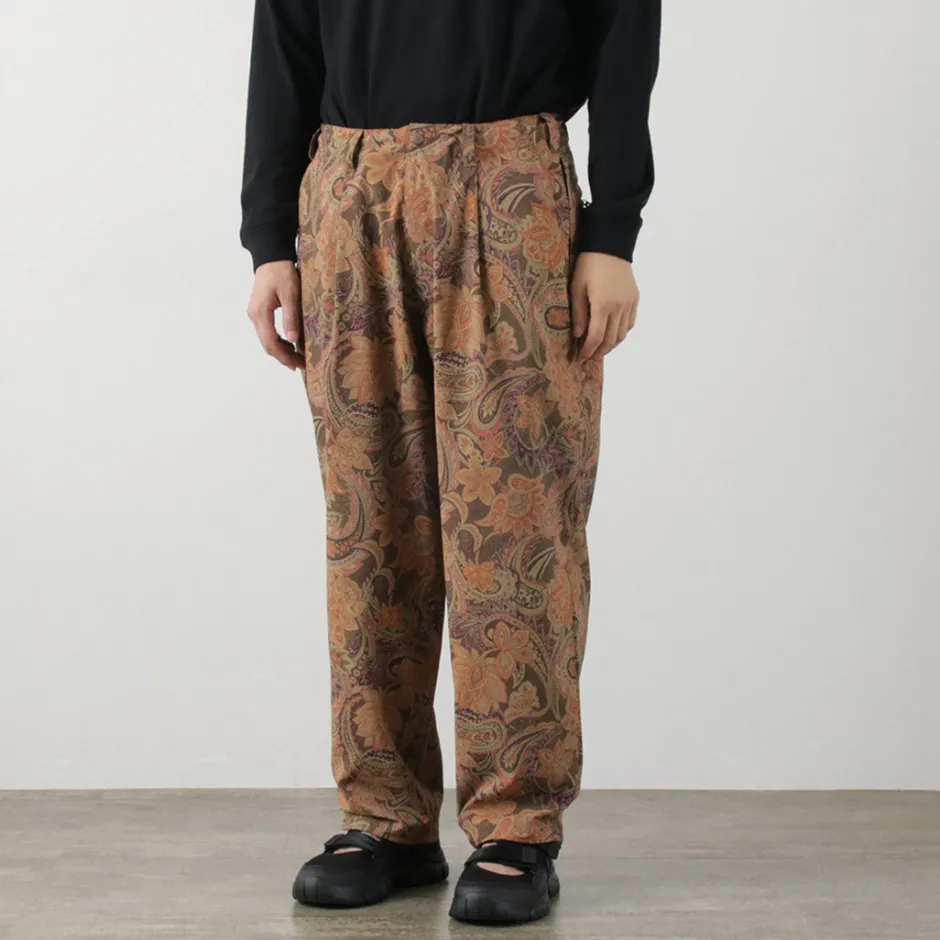 Trousers^JUGEM / All Around Printed 1P Trousers brown