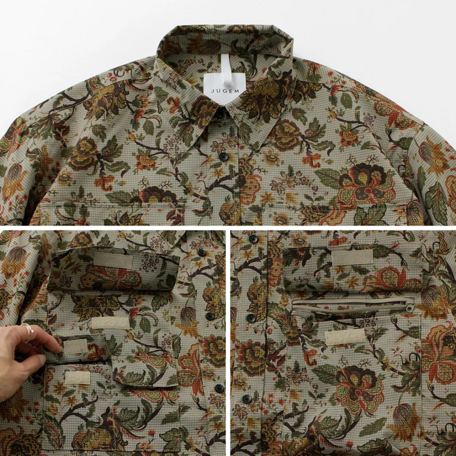 Shirts^JUGEM / Printed Dry Cargo Shirt flower
