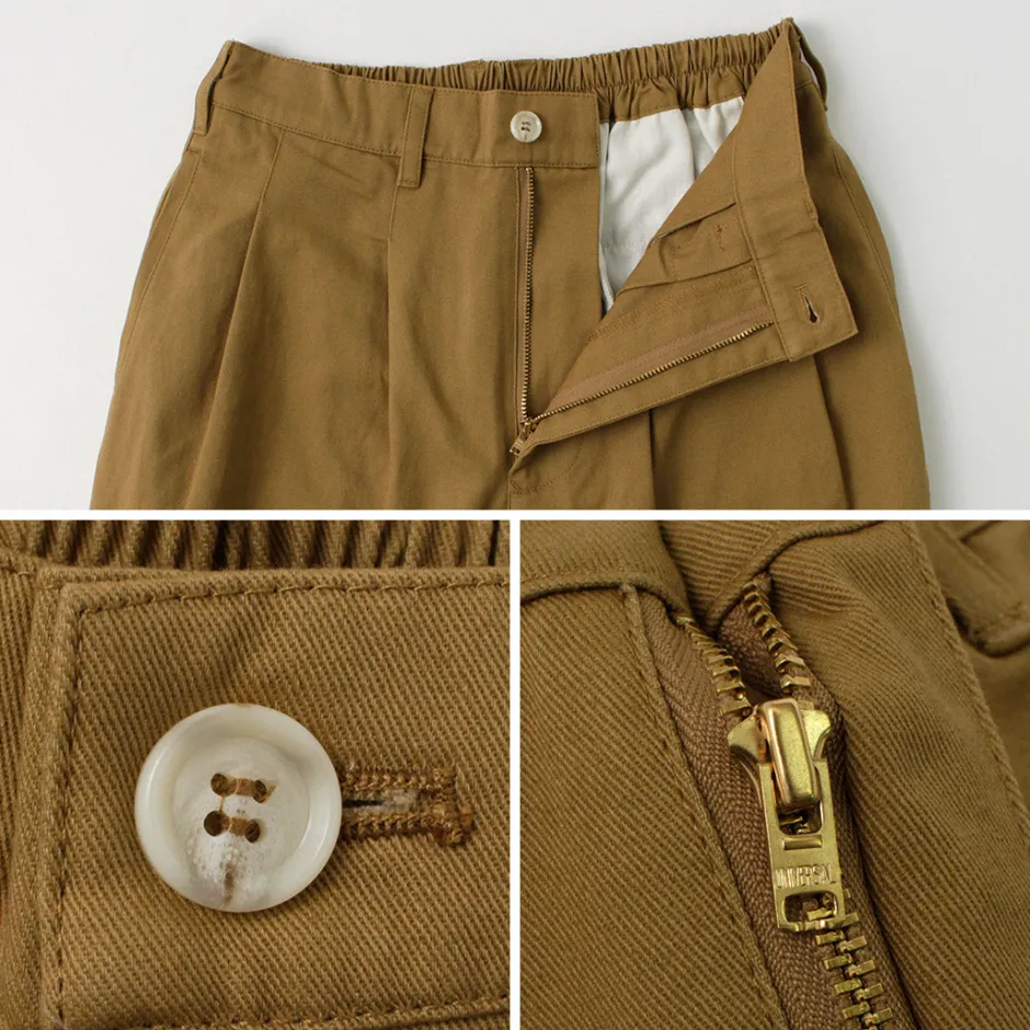 Trousers^KELEN / 2 Tuck Cocoon Trousers