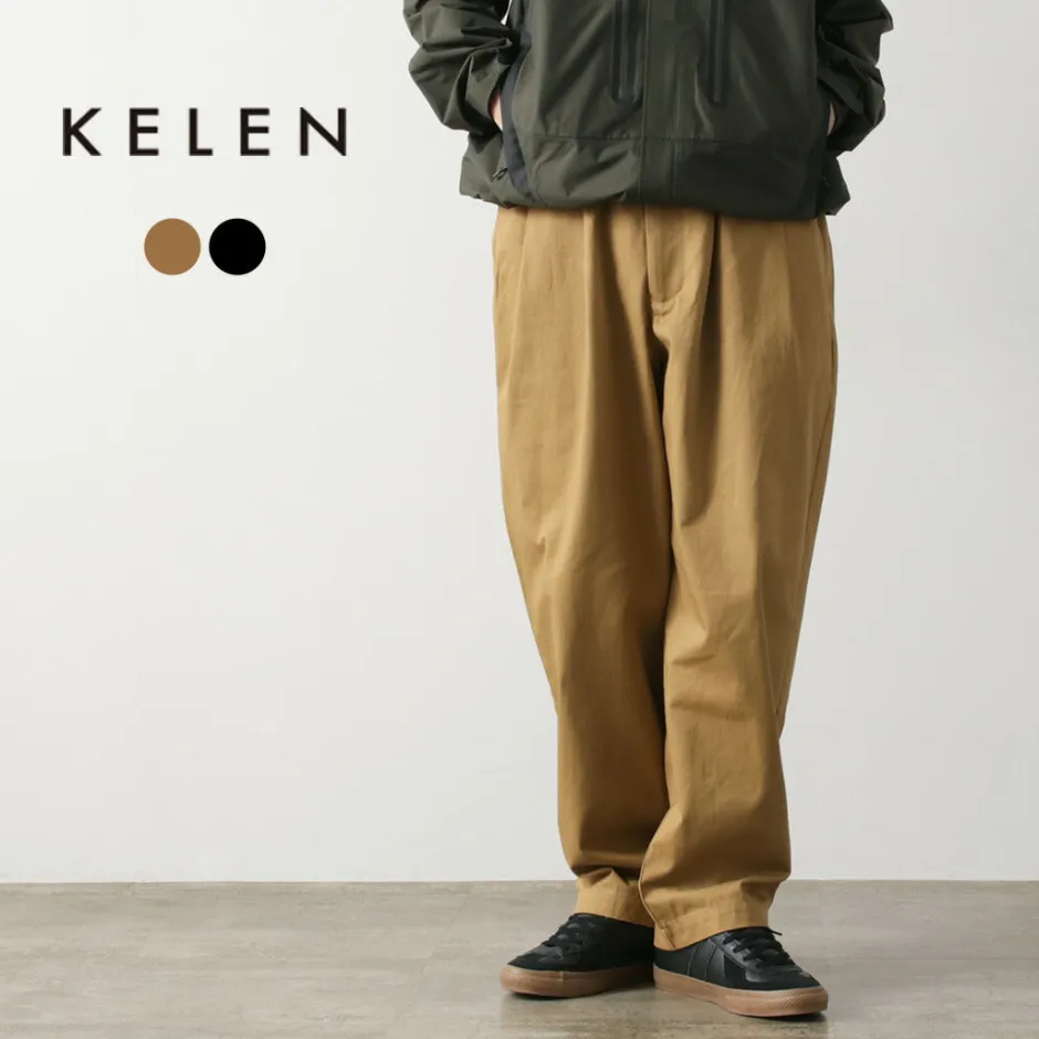Trousers^KELEN / 2 Tuck Cocoon Trousers