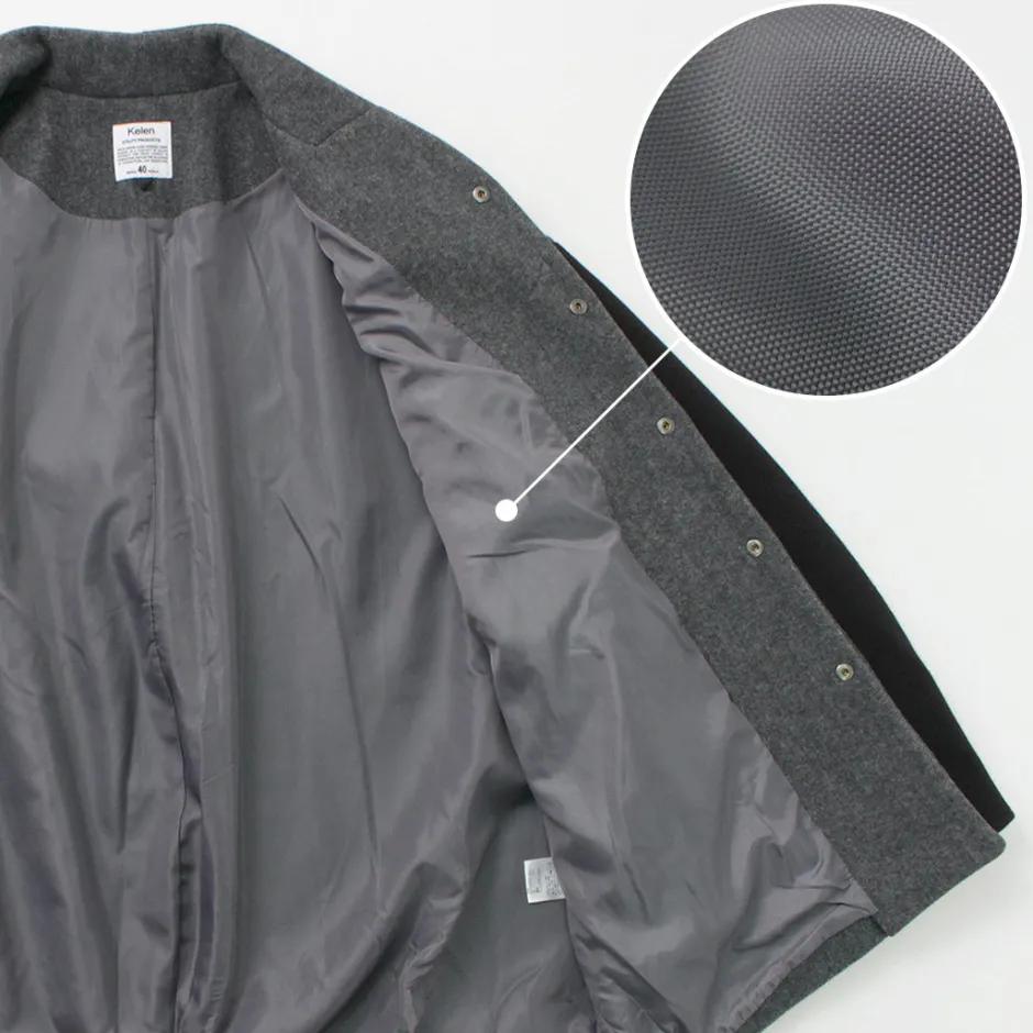 Jackets^KELEN / Collarless Egg Jacket