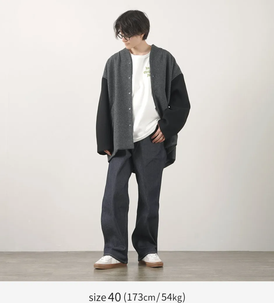 Jackets^KELEN / Collarless Egg Jacket