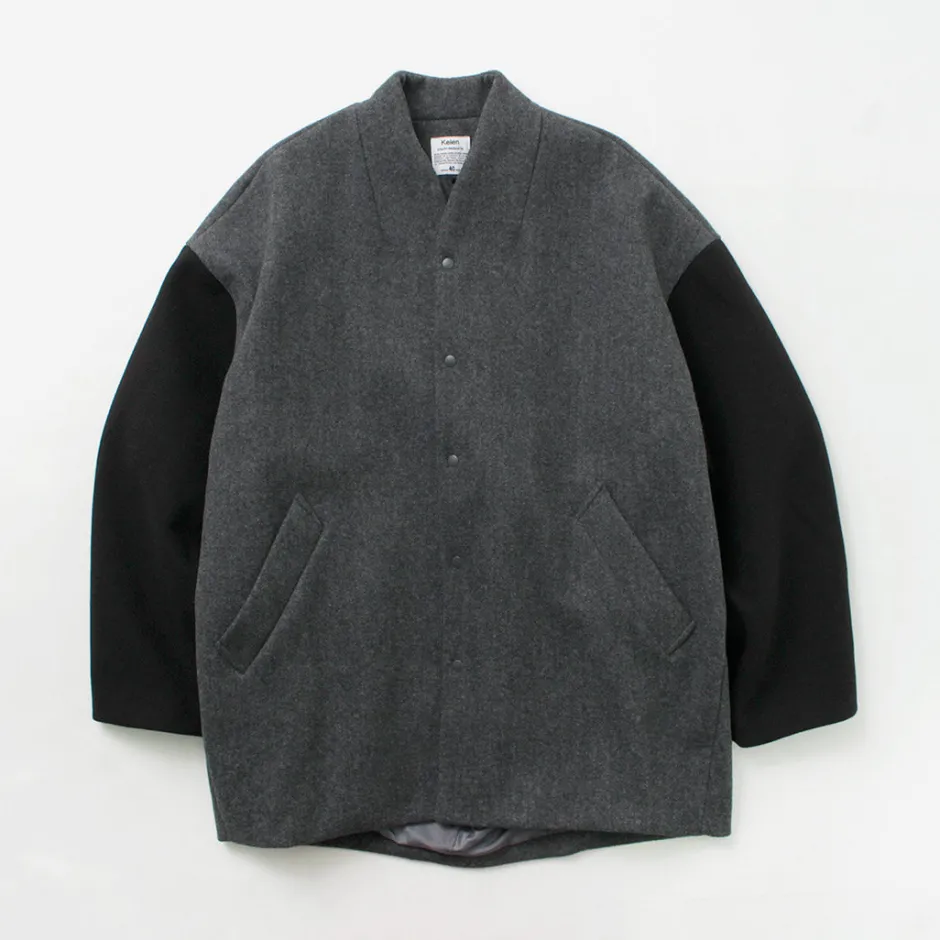 Jackets^KELEN / Collarless Egg Jacket