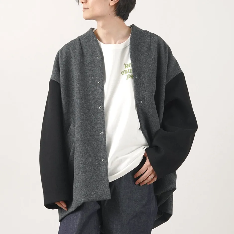 Jackets^KELEN / Collarless Egg Jacket
