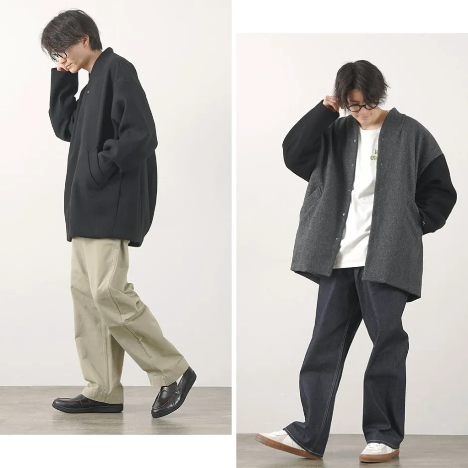 Jackets^KELEN / Collarless Egg Jacket